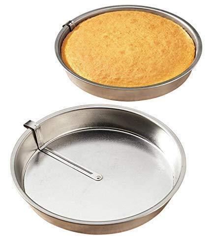 Set of 2 Cake Pans with Easy Release Slider