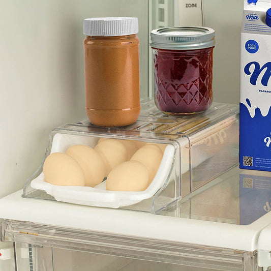 Space Saving Refrigerator Egg Drawer