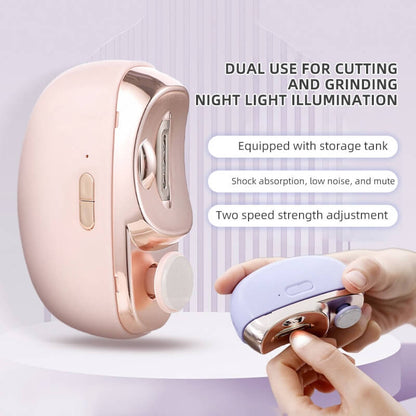 🎁 Perfect for All Ages 👵👶 3-in-1 Automatic Electric Nail Clipper with Polishing - 🌟Safe & Convenient🌟
