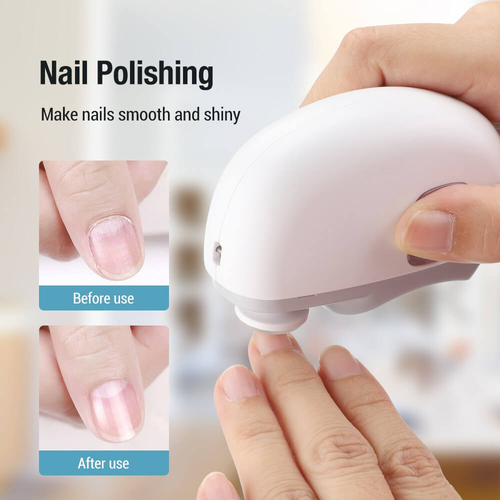 🎁 Perfect for All Ages 👵👶 3-in-1 Automatic Electric Nail Clipper with Polishing - 🌟Safe & Convenient🌟